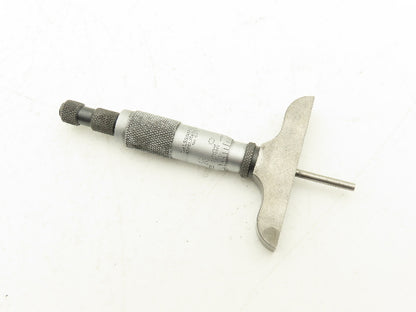 Starrett 440 Depth Micrometer with 5 Rods 4"-9" Missing 5" Rod