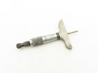 Starrett 440 Depth Micrometer with 5 Rods 4"-9" Missing 5" Rod