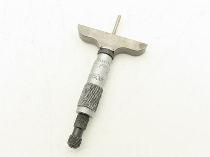 Starrett 440 Depth Micrometer with 5 Rods 4"-9" Missing 5" Rod