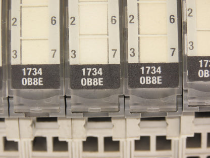 Allen Bradley 1734-OB8E Point I/O 8Pt Digital Output Module 24VDC Ser C Lot of 5