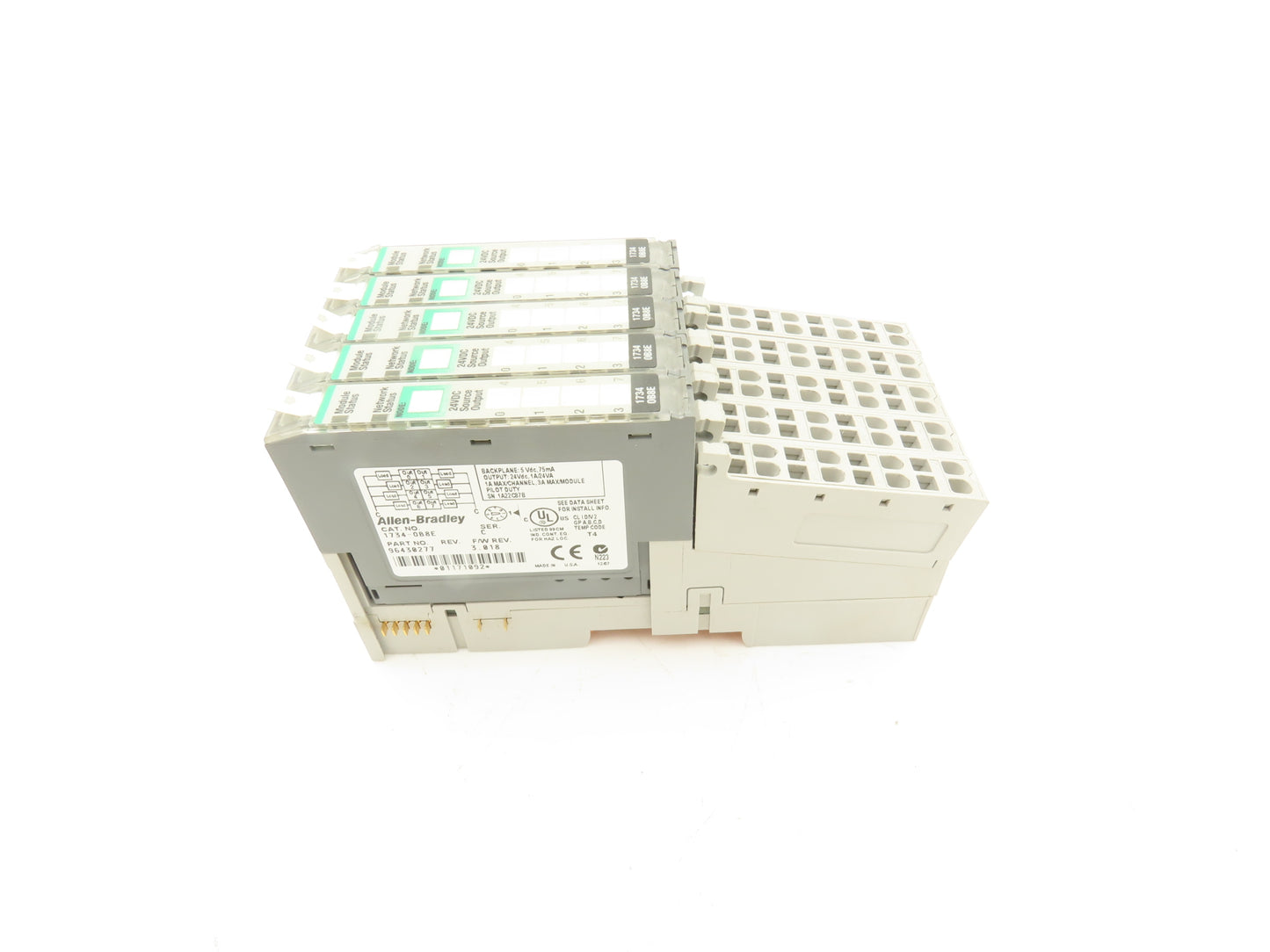Allen Bradley 1734-OB8E Point I/O 8Pt Digital Output Module 24VDC Ser C Lot of 5