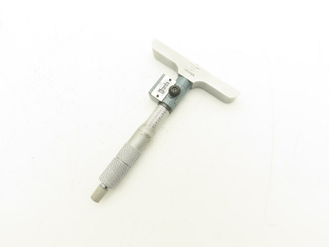 Mitutoyo 229-131 Depth Micrometer Digit Counter 0-4" Range .001" Ratchet Stop