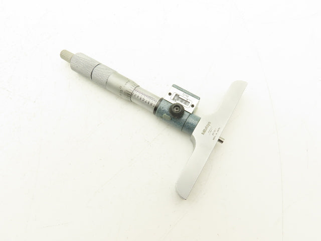 Mitutoyo 229-131 Depth Micrometer Digit Counter 0-4" Range .001" Ratchet Stop