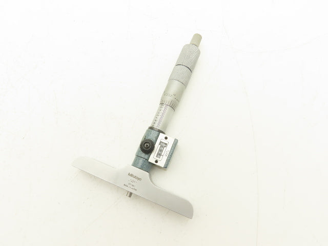 Mitutoyo 229-131 Depth Micrometer Digit Counter 0-4" Range .001" Ratchet Stop