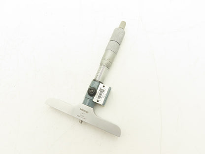 Mitutoyo 229-131 Depth Micrometer Digit Counter 0-4" Range .001" Ratchet Stop