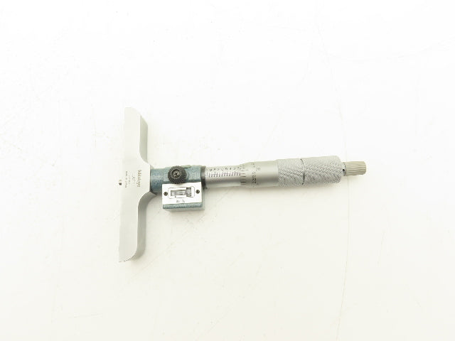 Mitutoyo 229-131 Depth Micrometer Digit Counter 0-4" Range .001" Ratchet Stop