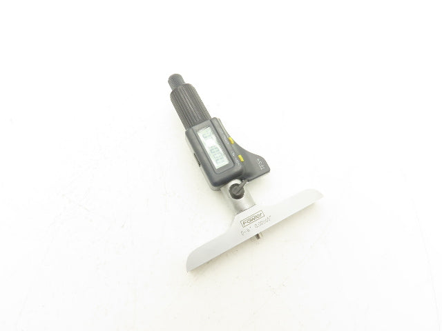 Fowler 54-225-456-0 Digital Depth Micrometer 0-6" 150mm Range 4" Base 6 Rods