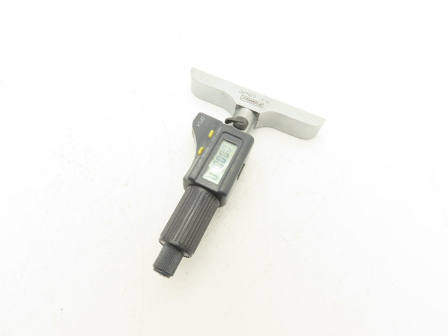 Fowler 54-225-456-0 Digital Depth Micrometer 0-6" 150mm Range 4" Base 6 Rods