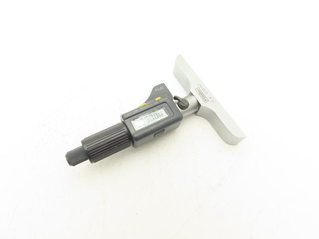 Fowler 54-225-456-0 Digital Depth Micrometer 0-6" 150mm Range 4" Base 6 Rods