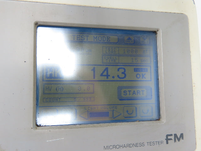 Future Tech FM-7 Vickers Microhardness Digital Tester Semi Auto 120V READ