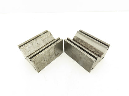 Precision Steel V Block Machinist Tool 3-1/2 X 2-3/4 X 4-7/8" Lot Of 2