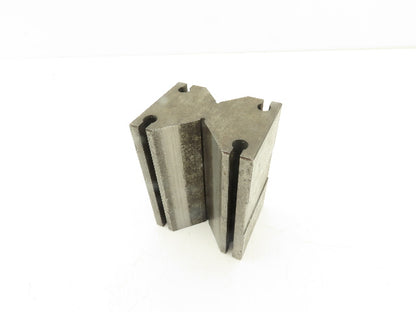 Precision Steel V Block Machinist Tool 3-1/2 X 2-3/4 X 4-7/8" Lot Of 2