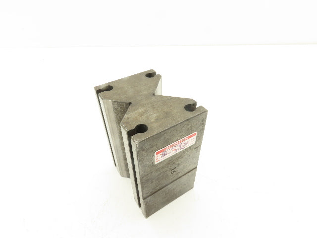 Precision Steel V Block Machinist Tool 3-1/2 X 2-3/4 X 4-7/8" Lot Of 2