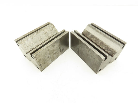 Precision Steel V Block Machinist Tool 3-1/2 X 2-3/4 X 4-7/8" Lot Of 2
