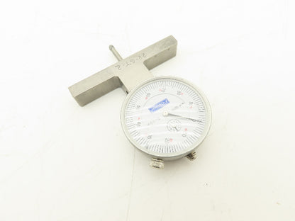 Fowler 52-125-006-1 X-Depth Dial Depth Gage 0-22" Range .001" 4" Base 6 Rods
