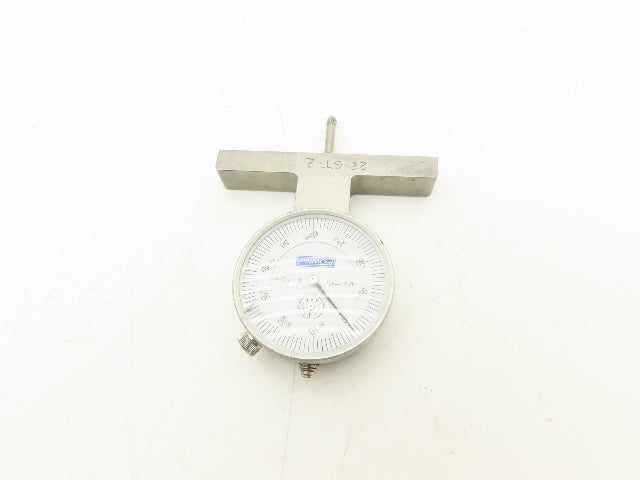 Fowler 52-125-006-1 X-Depth Dial Depth Gage 0-22" Range .001" 4" Base 6 Rods