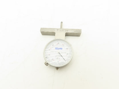 Fowler 52-125-006-1 X-Depth Dial Depth Gage 0-22" Range .001" 4" Base 6 Rods