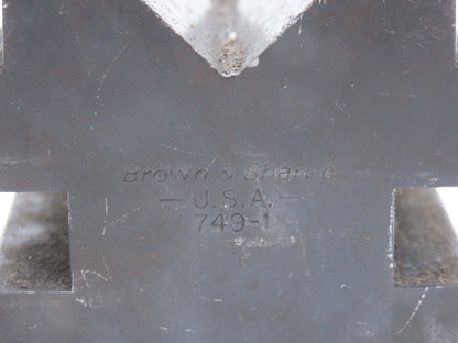 Brown & Sharp 749-1 Steel V Block Machinist Tool 2-1/2 X 3 X 2-1/2" Lot Of 3
