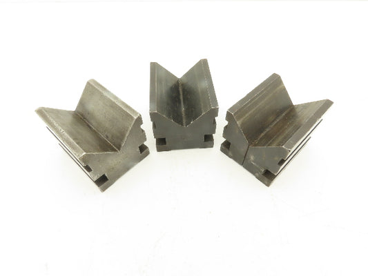 Brown & Sharp 749-1 Steel V Block Machinist Tool 2-1/2 X 3 X 2-1/2" Lot Of 3