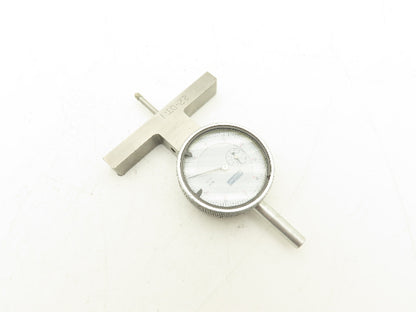 Fowler 52-125-006-1 X-Depth Dial Depth Gage 0-22" Range 6 Rods  -Missing 2 Tips