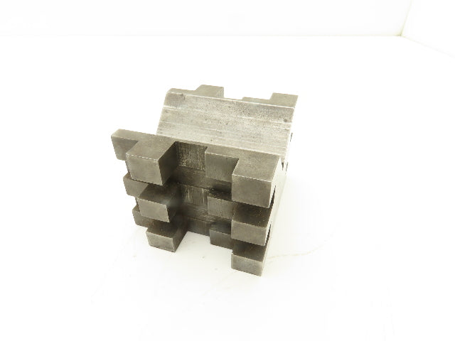 750-2 Precision Steel V Block Machinist Tool 2-3/4 X 1-15/16 X 2-1/2" Lot Of 3