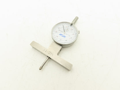 Fowler 52-125-006-1 X-Depth Dial Depth Gage 0-22" Range 6 Rods  -Missing 1 Tip
