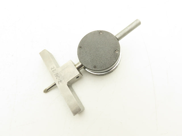Fowler 52-125-006-1 X-Depth Dial Depth Gage 0-22" Range .001" 4"Base 7 Rods