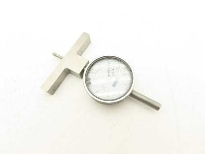 Fowler 52-125-006-1 X-Depth Dial Depth Gage 0-22" Range .001" 4"Base 7 Rods