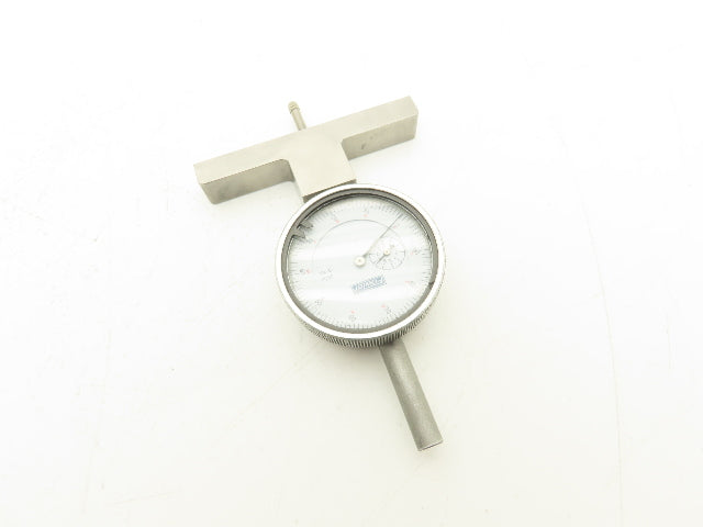 Fowler 52-125-006-1 X-Depth Dial Depth Gage 0-22" Range .001" 4"Base 7 Rods