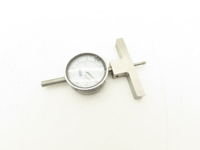 Fowler 52-125-006-1 X-Depth Dial Depth Gage 0-22" Range .001" 4"Base 7 Rods