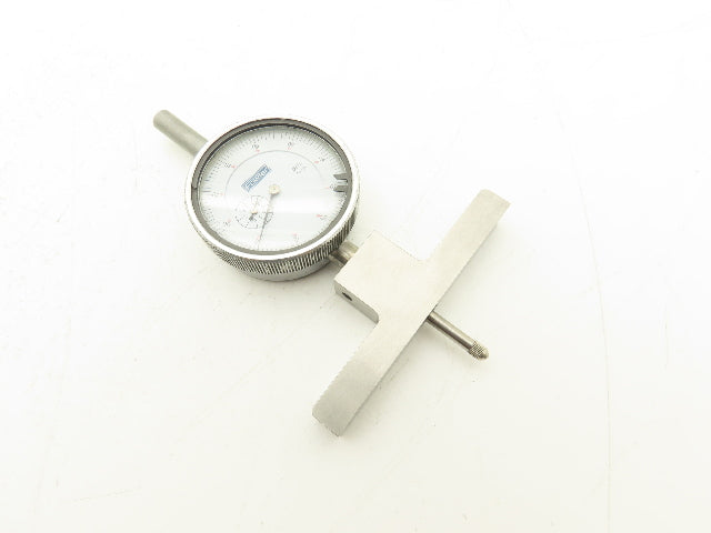 Fowler 52-125-006-1 X-Depth Dial Depth Gage 0-22" Range .001" 4"Base 7 Rods
