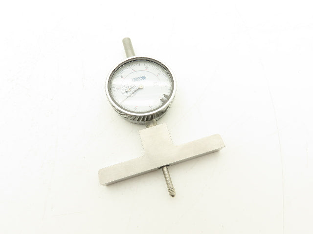 Fowler 52-125-006-1 X-Depth Dial Depth Gage 0-22" Range .001" 4"Base 7 Rods