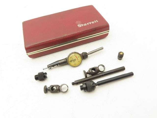 Starrett 711 Last Word Dial Test Gage Indicator Kit .001" 0-15-0 Dial  *Read*