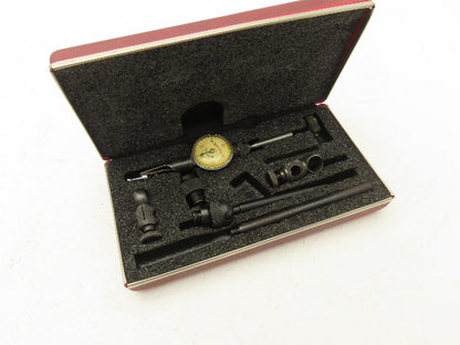 Starrett 711 Last Word Dial Test Gage Indicator Kit .001" 0-15-0 Dial  *Read*