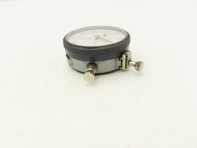 Mitutoyo 2416S-10 Dial Drop Indicator 0-100 Dial 0-1" Range .001" Flat Back