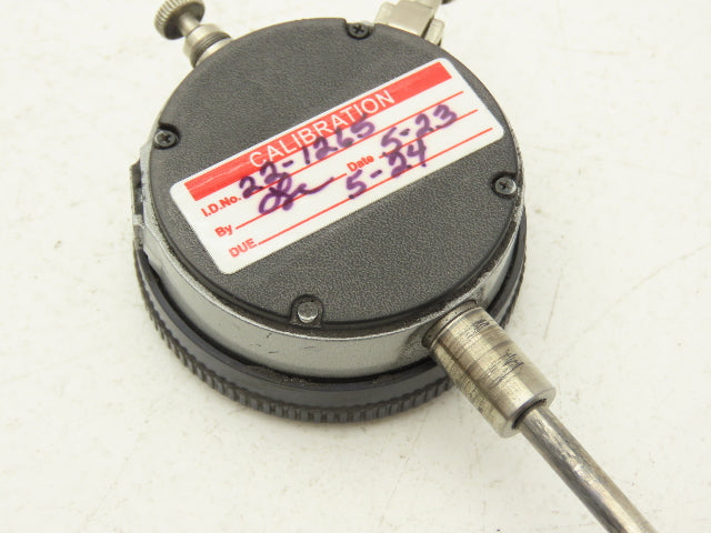 Mitutoyo 2416S-10 Dial Drop Indicator 0-100 Dial 0-1" Range .001" Flat Back