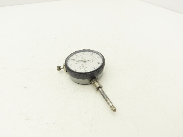 Mitutoyo 2416S-10 Dial Drop Indicator 0-100 Dial 0-1" Range .001" Flat Back