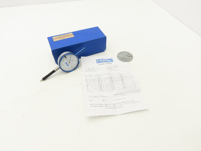 Fowler 52-520-460-0 Dial Drop Indicator Gage 0-100 Dial 0-1" Range .001" Grad