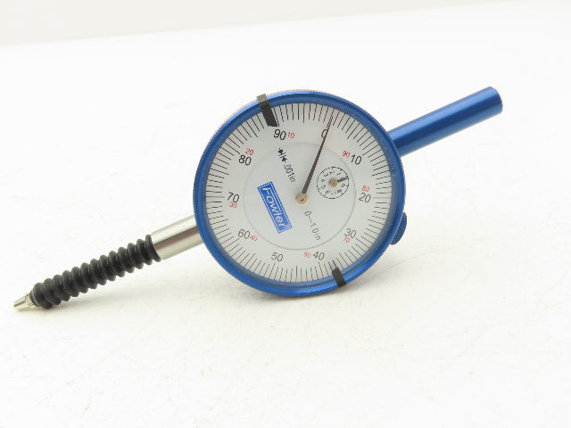 Fowler 52-520-460-0 Dial Drop Indicator Gage 0-100 Dial 0-1" Range .001" Grad