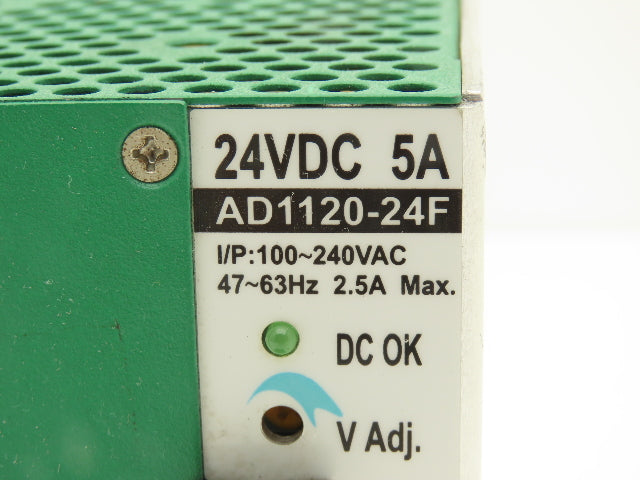 ACRO Engineering AD1120-24F 5A 24VDC Power Supply 100-240VAC 47-63Hz Input