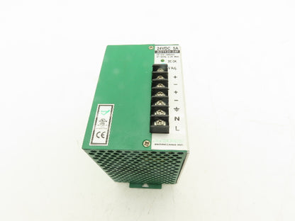 ACRO Engineering AD1120-24F 5A 24VDC Power Supply 100-240VAC 47-63Hz Input