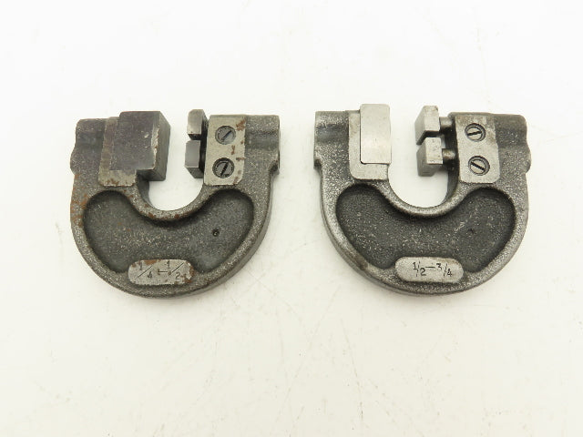 Adjustable Limit Inspection Snap Guage Go Nogo 1/4" To 2-1/4" Mixed Lot of 5