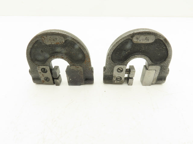 Adjustable Limit Inspection Snap Guage Go Nogo 1/4" To 2-1/4" Mixed Lot of 5
