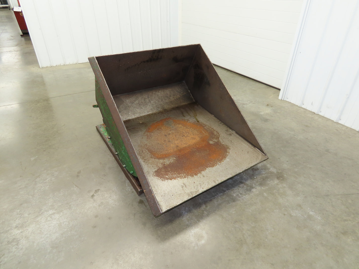 Roura Self Dumping Hopper 1/3 Yard Forklift Steel Dumpster 40x48x24"