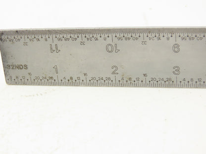 Fowler 52-370-012-0 Combination Square Set Level & Protractor 12" Blade Ruler