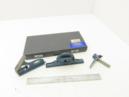 Fowler 52-370-012-0 Combination Square Set Level & Protractor 12" Blade Ruler