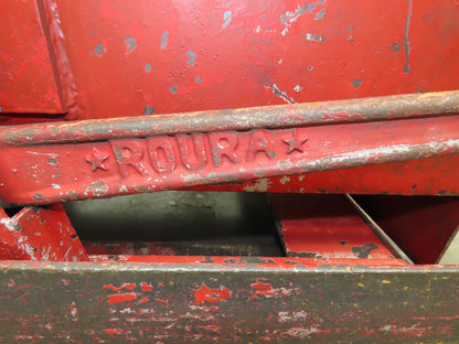 Roura Self Dumping Hopper 1/2 Yard Forklift Steel Dumpster 50x38x32"