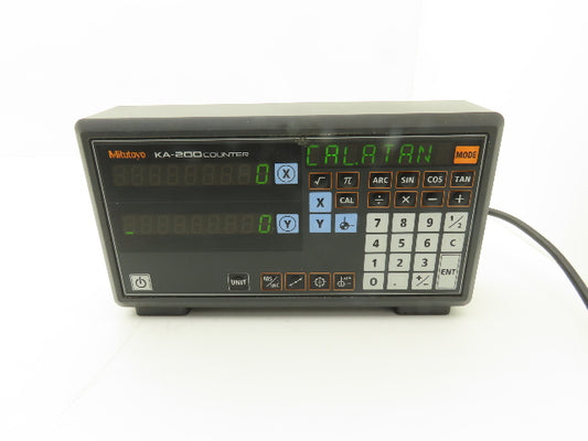Mitutoyo KA-212 Digital Counter 2-Axis Panel for Profile Projector KA200 174-183