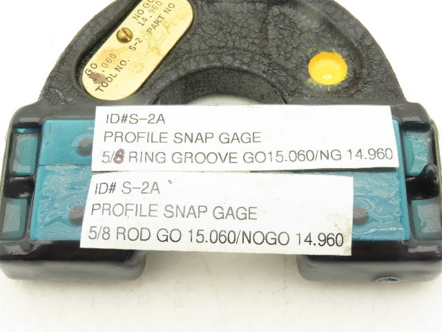 1-1/2 Adjustable Limit Inspection Snap Guage Go 15.060mm Nogo 14.960mm