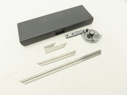 Fowler 52-440-612-0 Bevel Dial Protractor Precision Angle Gauge 6" & 12" Blades